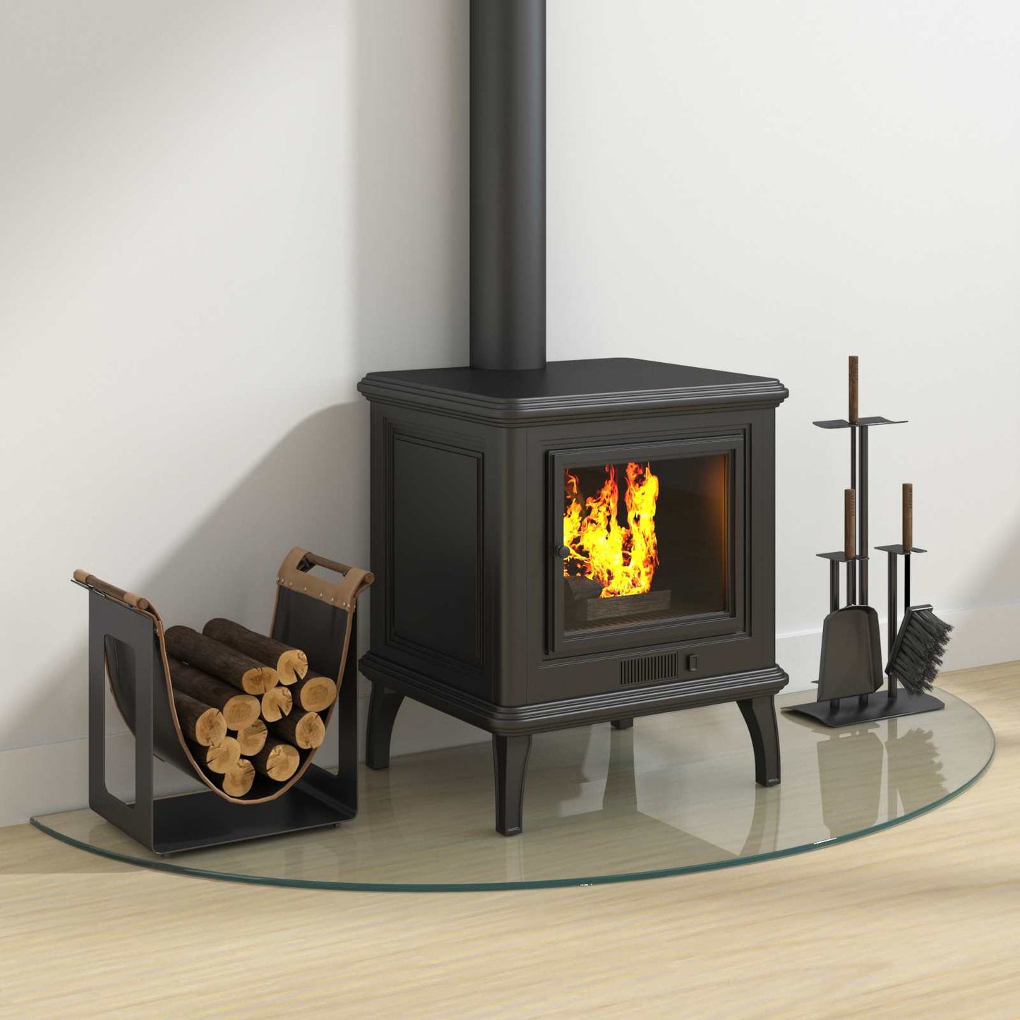 Feuerstelle Glasplatte Transparent 1200 x 500 mm Glas