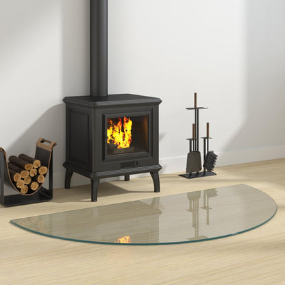 Feuerstelle Glasplatte Transparent 1200 x 600 mm Glas