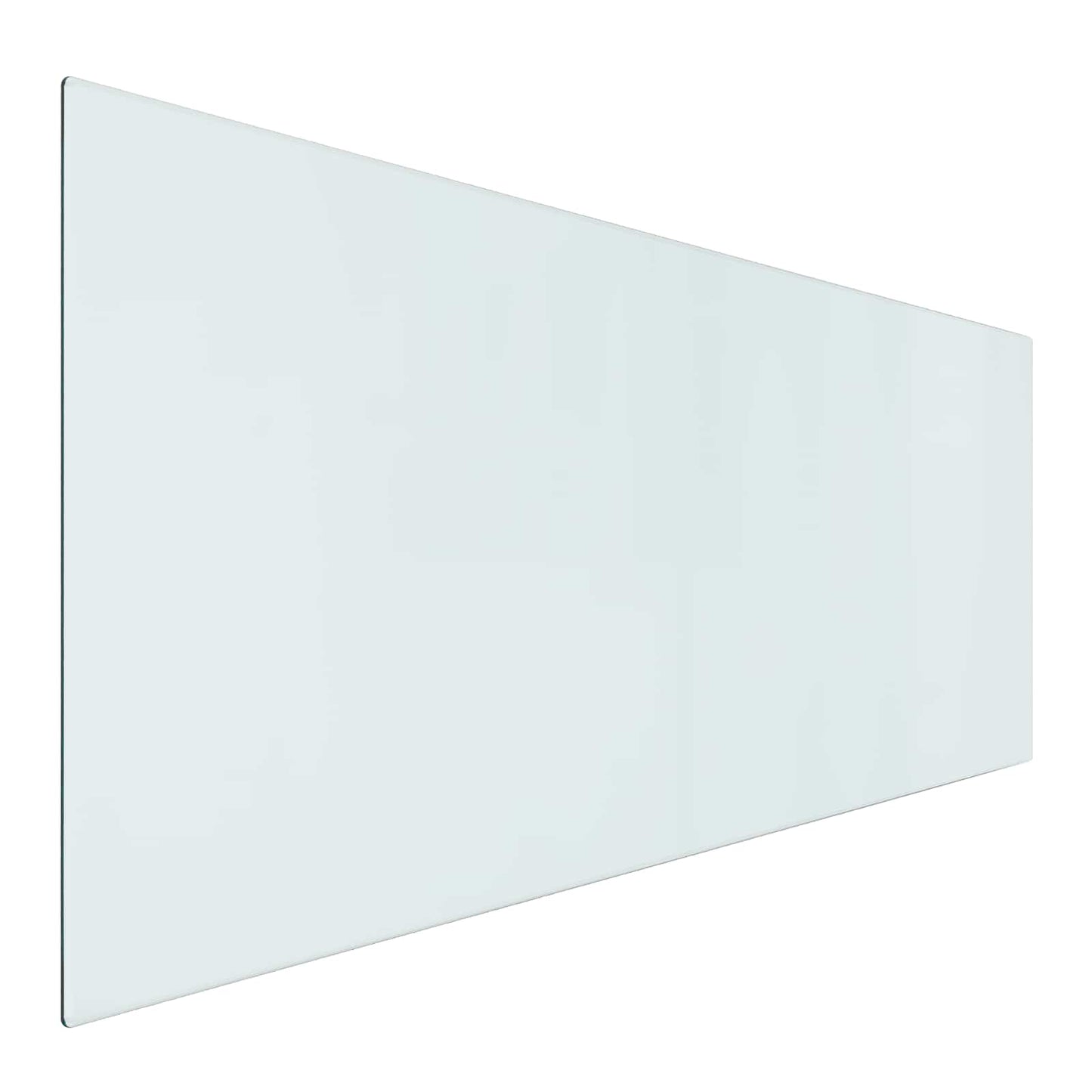 Feuerstelle Glasplatte Transparent 120 x 50 cm Glas
