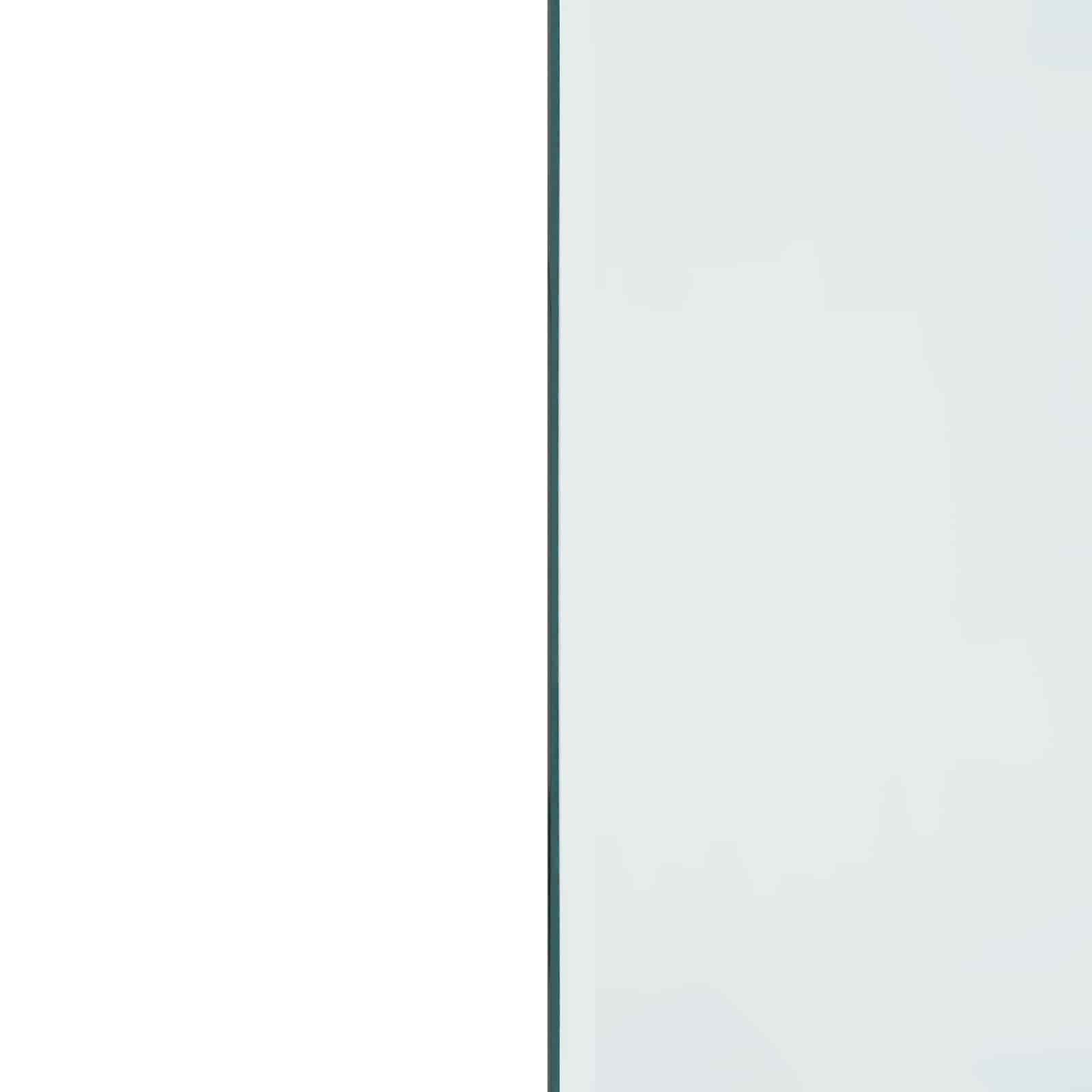 Feuerstelle Glasplatte Transparent 120 x 60 cm Glas