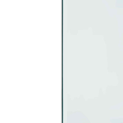 Feuerstelle Glasplatte Transparent 120 x 60 cm Glas