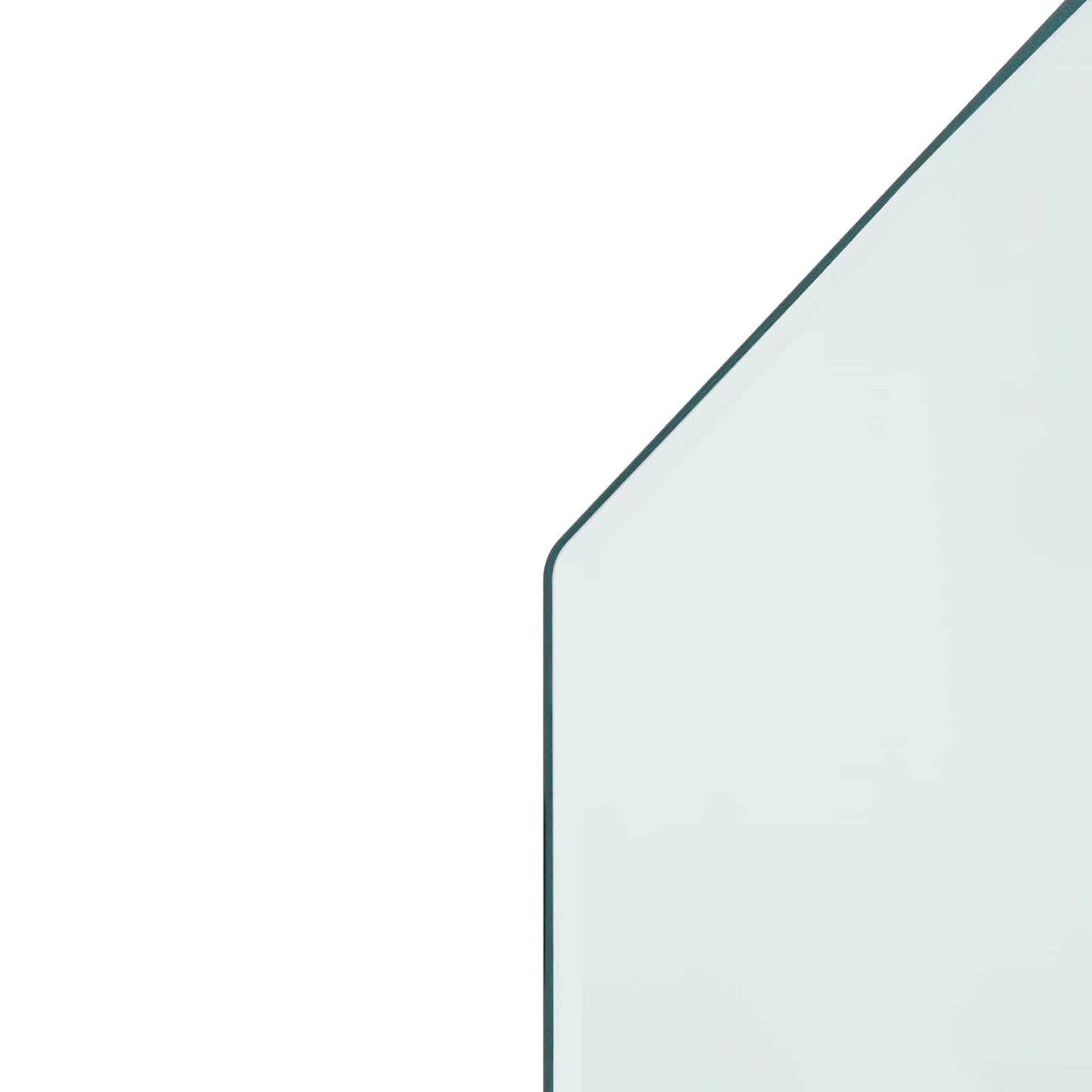 Feuerstelle Glasplatte Transparent 100 x 50 cm Glas
