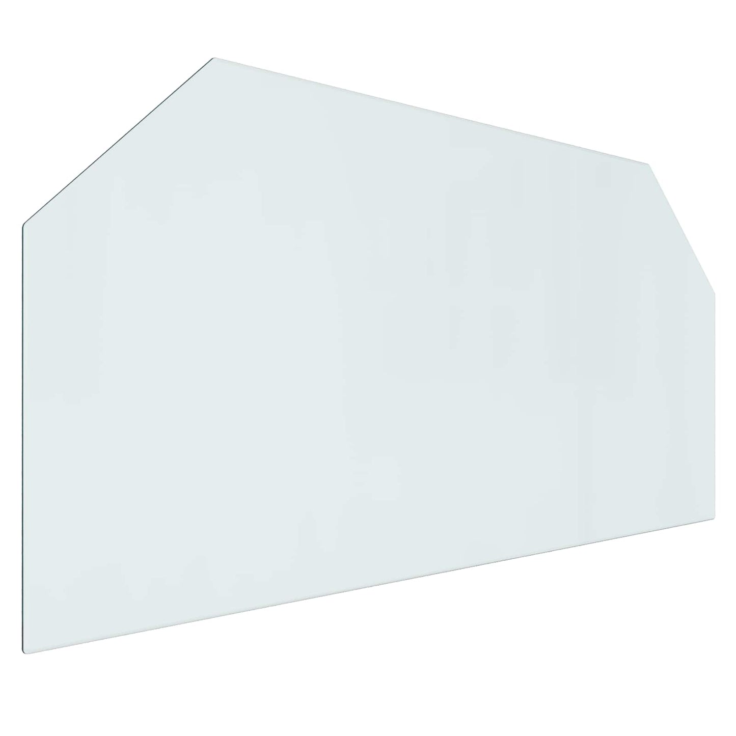 Feuerstelle Glasplatte Transparent 120 x 60 cm Glas