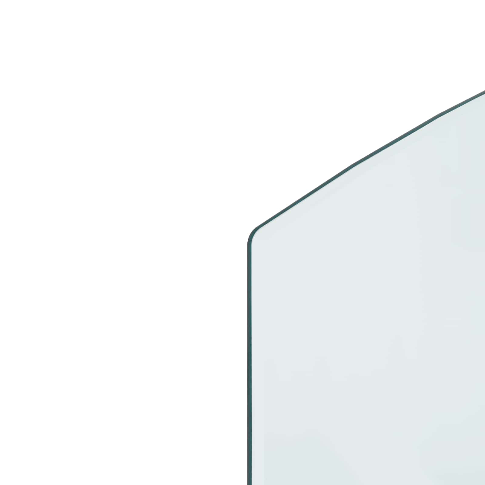 Feuerstelle Glasplatte Transparent 100 x 50 cm Glas