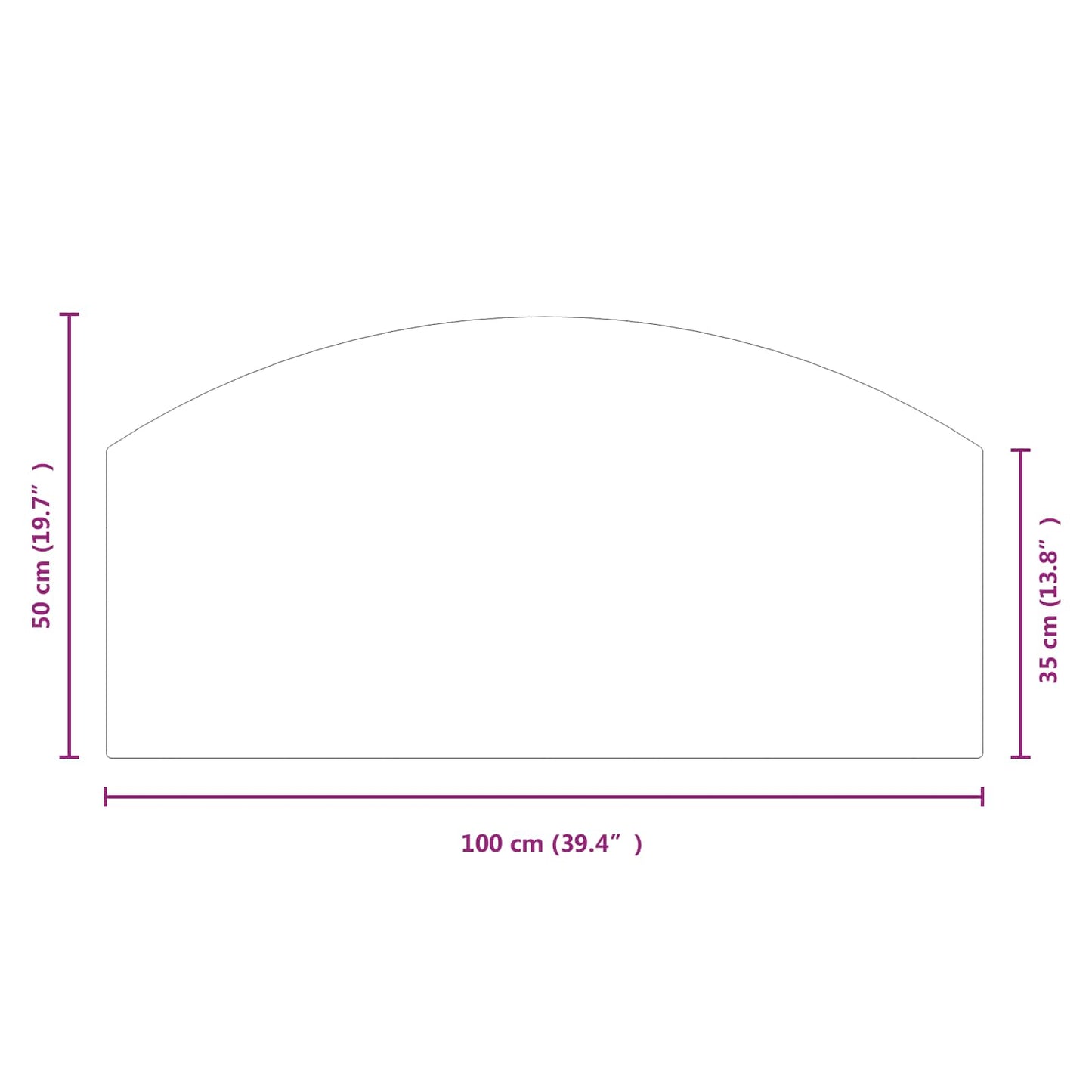 Feuerstelle Glasplatte Transparent 100 x 50 cm Glas
