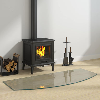 Feuerstelle Glasplatte Transparent 120 x 50 cm Glas
