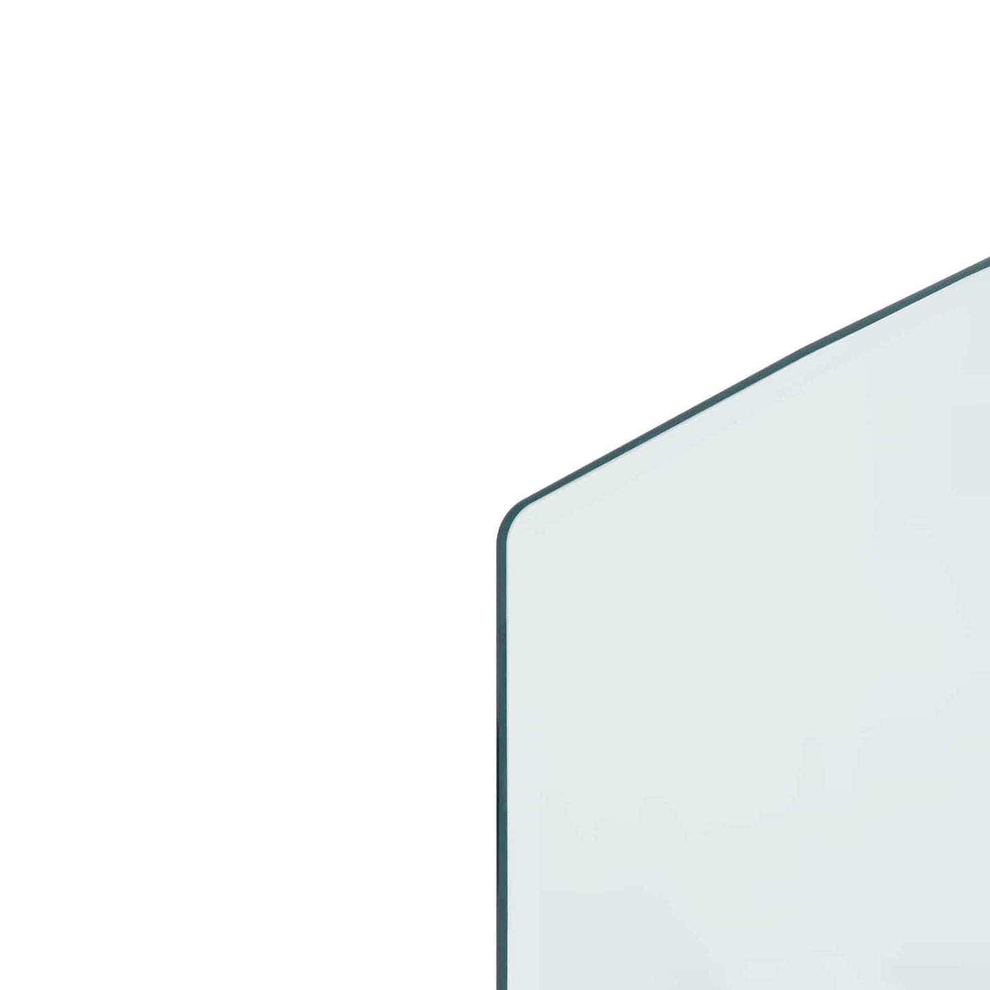 Feuerstelle Glasplatte Transparent 120 x 60 cm Glas