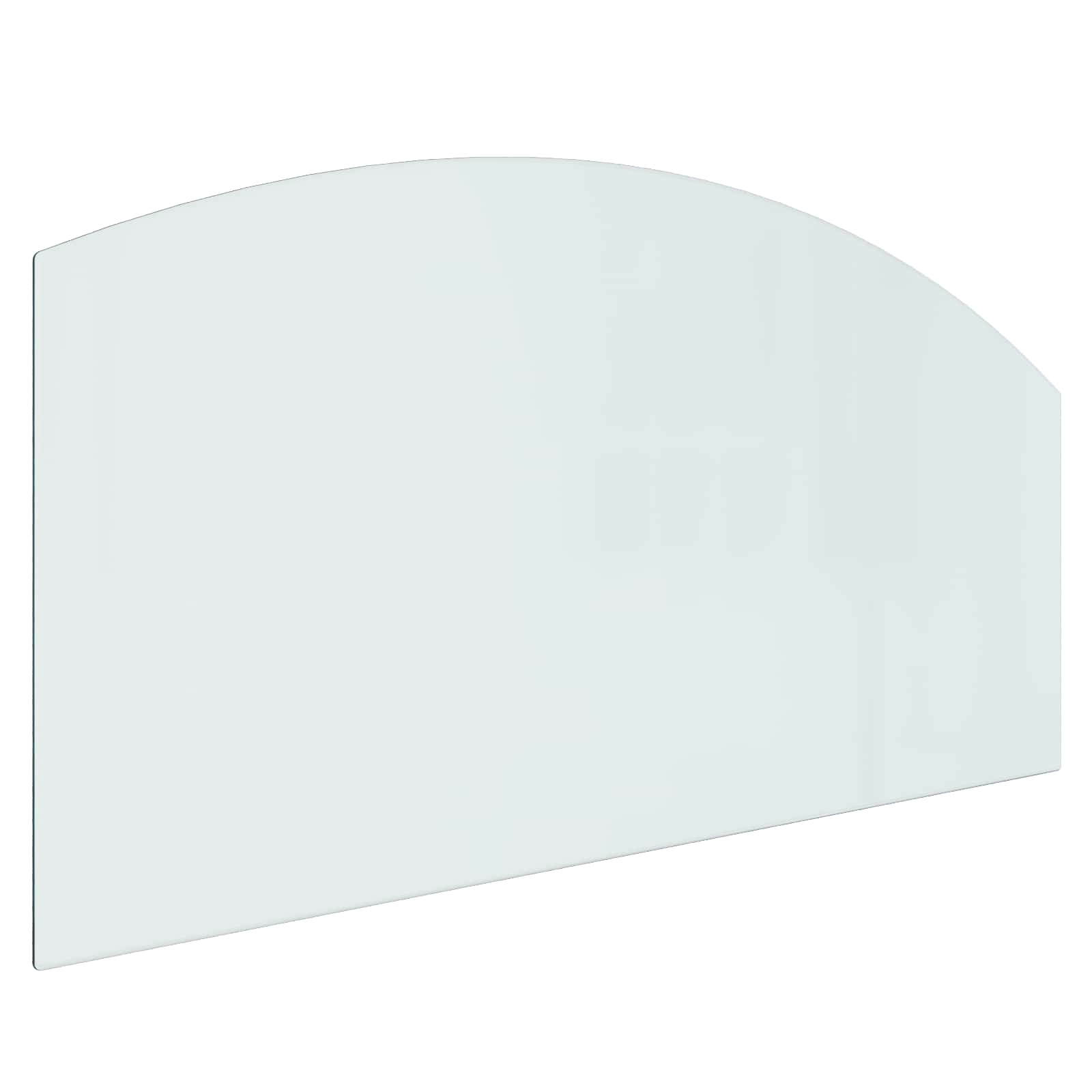 Feuerstelle Glasplatte Transparent 120 x 60 cm Glas