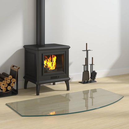 Feuerstelle Glasplatte Transparent 100 x 50 cm Glas