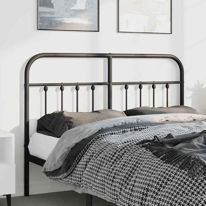 Ersatz-Kopfteil Metall Schwarz 150 cm