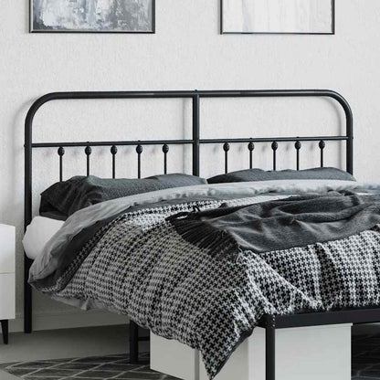 Ersatz-Kopfteil Metall Schwarz 160 cm
