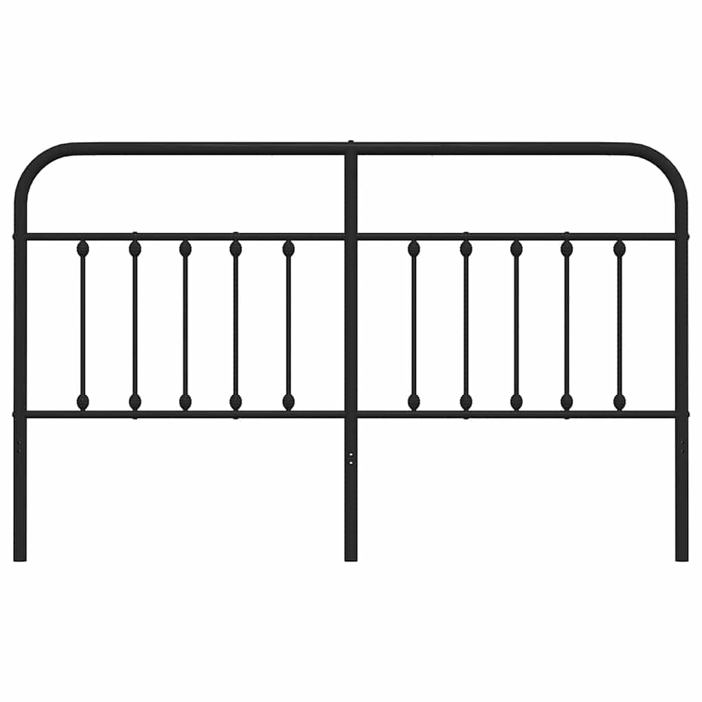 Ersatz-Kopfteil Metall Schwarz 160 cm