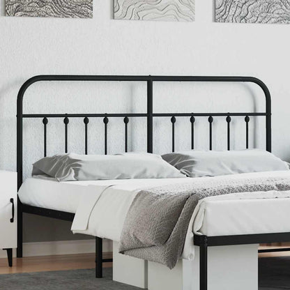 Ersatz-Kopfteil Metall Schwarz 160 cm