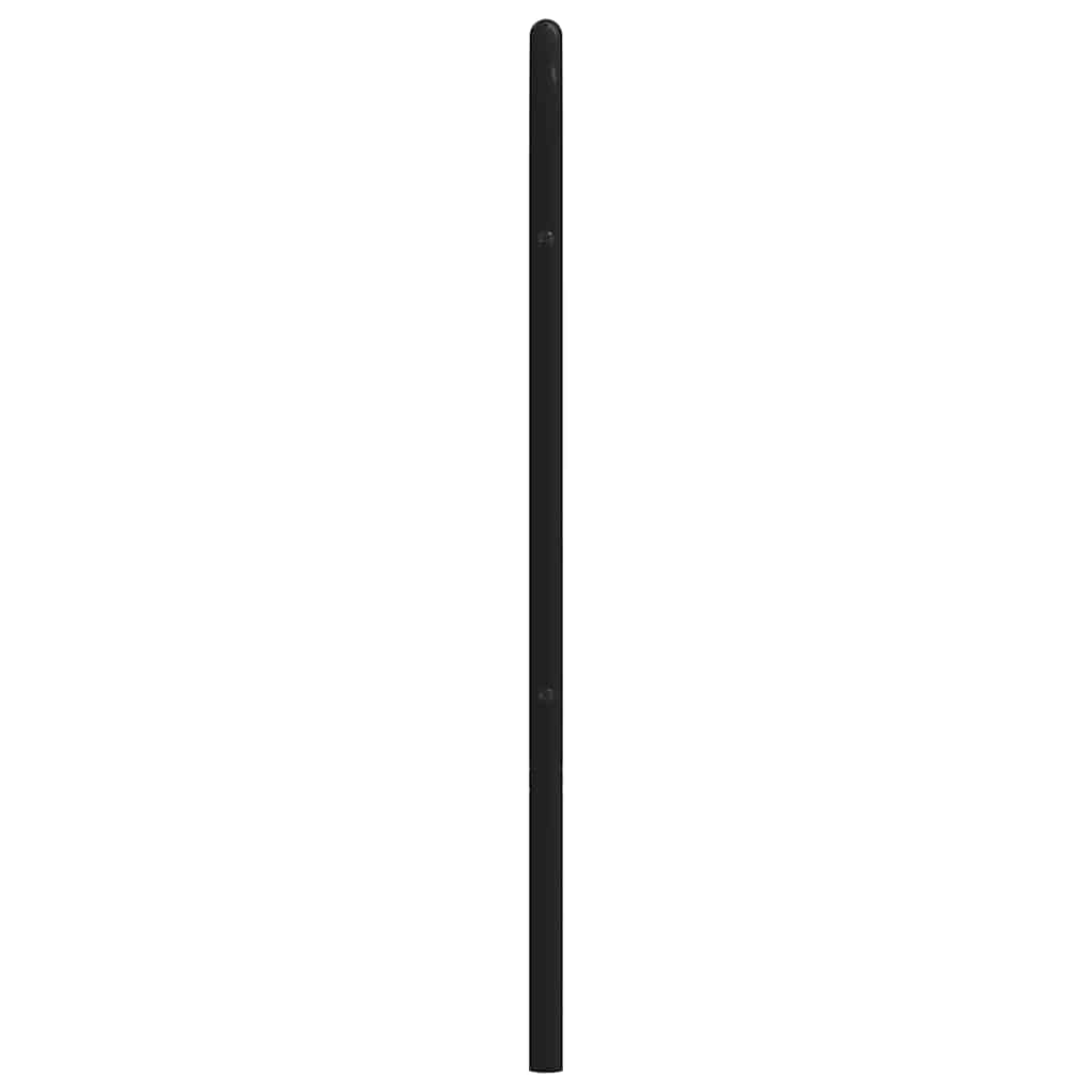 Ersatz-Kopfteil Metall Schwarz 193 cm