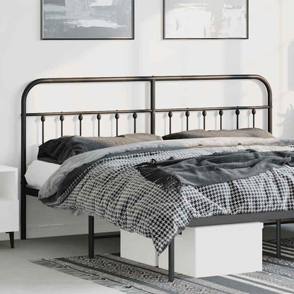 Ersatz-Kopfteil Metall Schwarz 193 cm