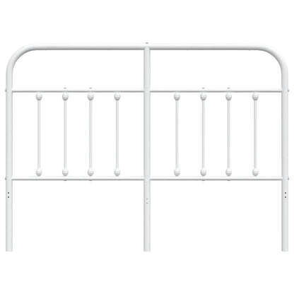 Ersatz-Kopfteil Metall Weiß 150 cm