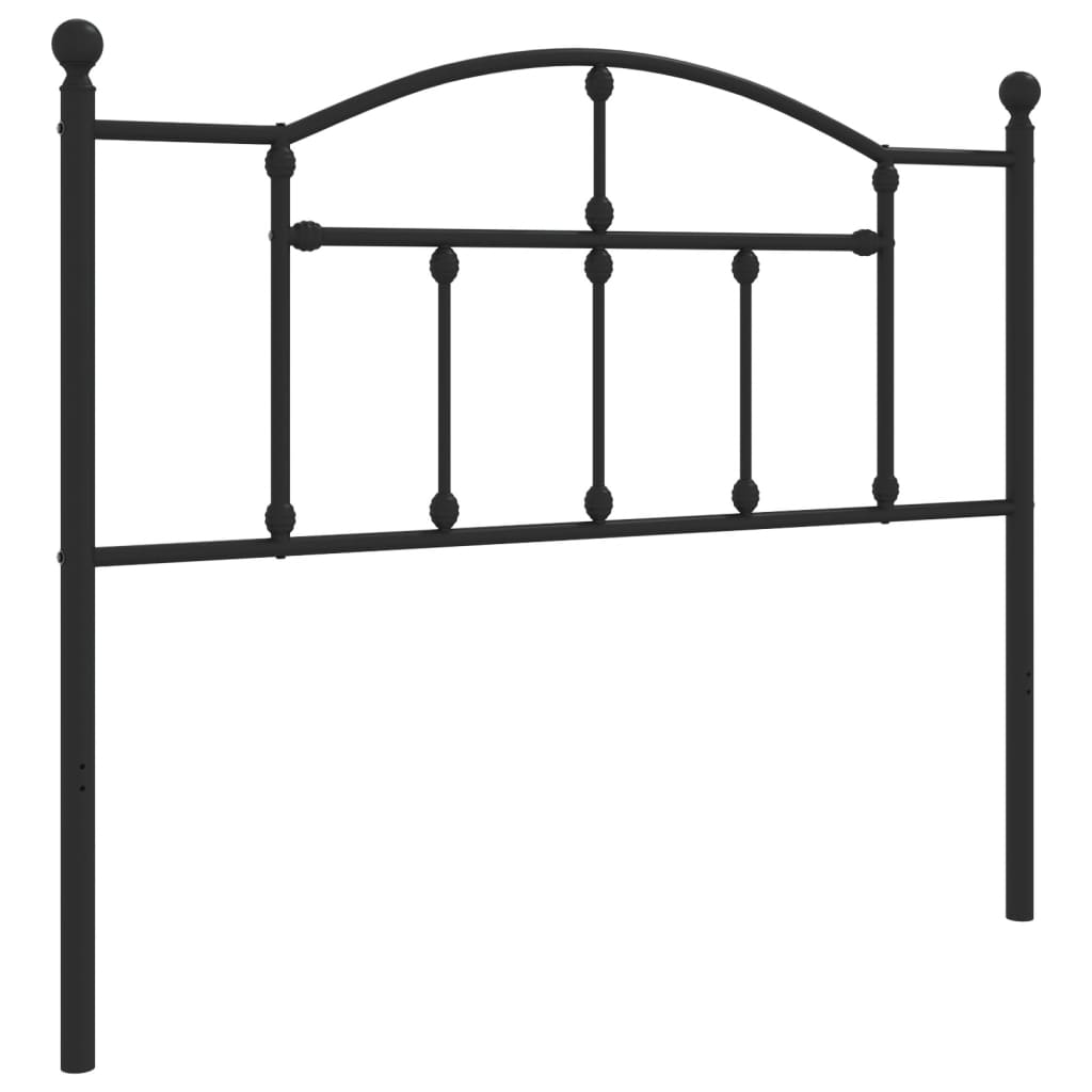 Ersatz-Kopfteil Metall Schwarz 107 cm