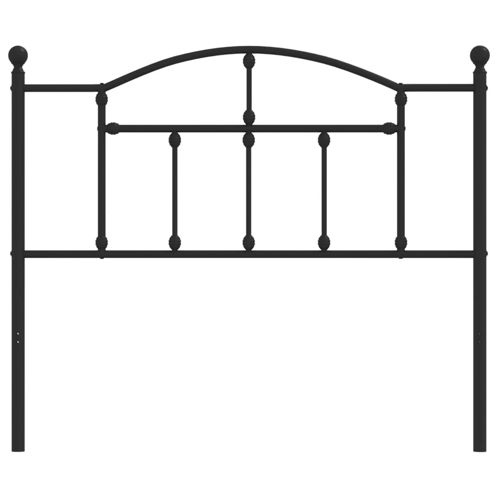 Ersatz-Kopfteil Metall Schwarz 107 cm