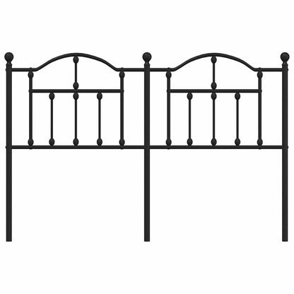 Ersatz-Kopfteil Metall Schwarz 135 cm