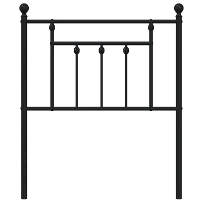 Ersatz-Kopfteil Metall Schwarz 75 cm
