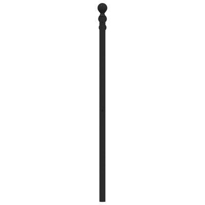 Ersatz-Kopfteil Metall Schwarz 75 cm