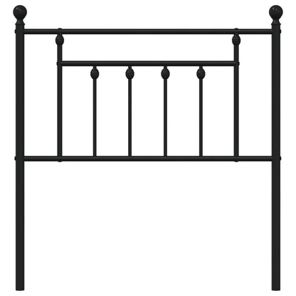 Ersatz-Kopfteil Metall Schwarz 80 cm