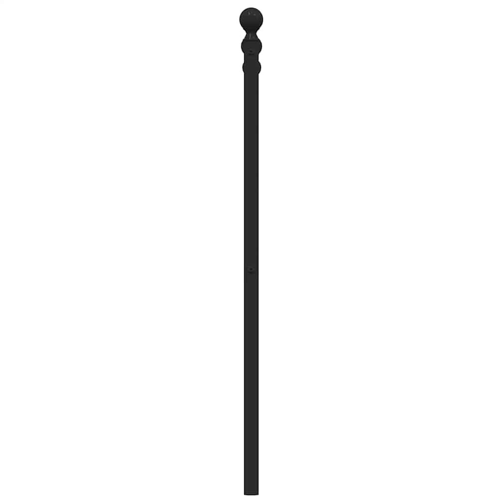 Ersatz-Kopfteil Metall Schwarz 90 cm