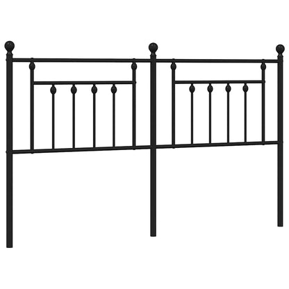 Ersatz-Kopfteil Metall Schwarz 160 cm