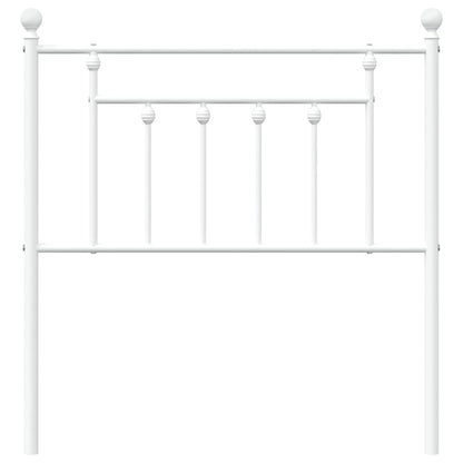 Ersatz-Kopfteil Metall Weiß 80 cm