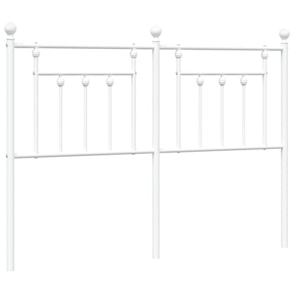 Ersatz-Kopfteil Metall Weiß 150 cm