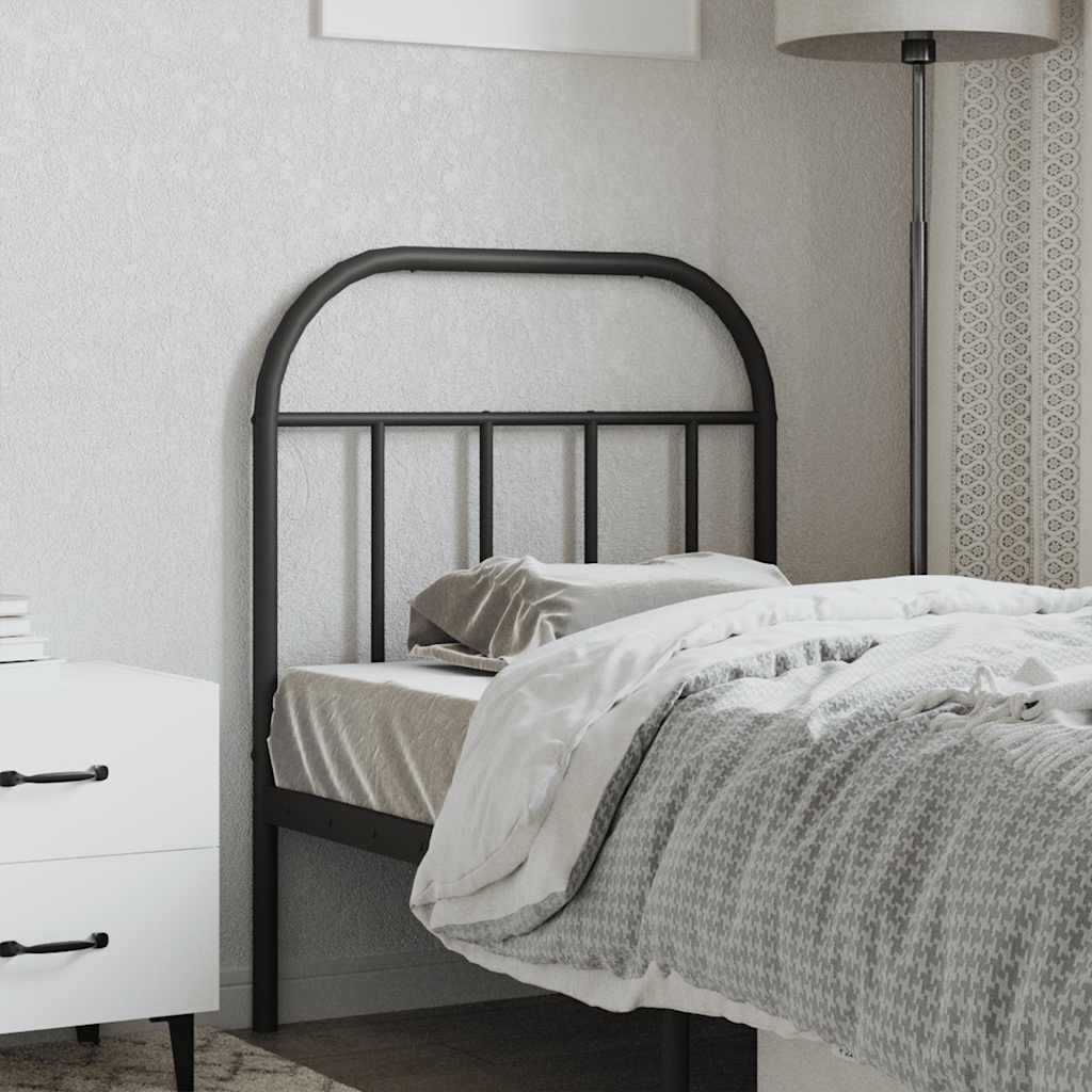 Ersatz-Kopfteil Metall Schwarz 75 cm
