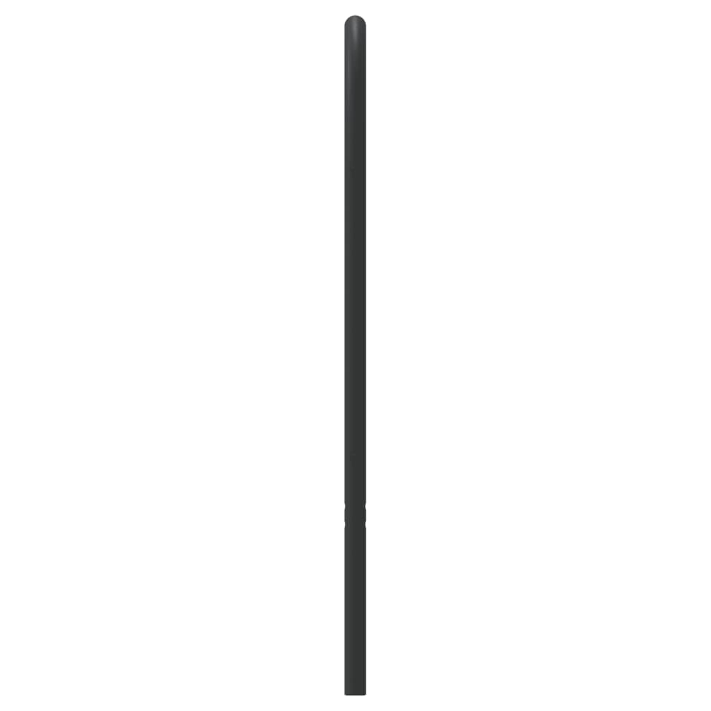 Ersatz-Kopfteil Metall Schwarz 80 cm
