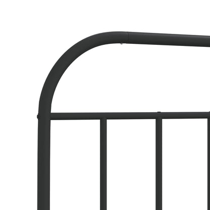 Ersatz-Kopfteil Metall Schwarz 80 cm