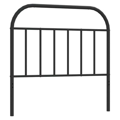 Ersatz-Kopfteil Metall Schwarz 100 cm