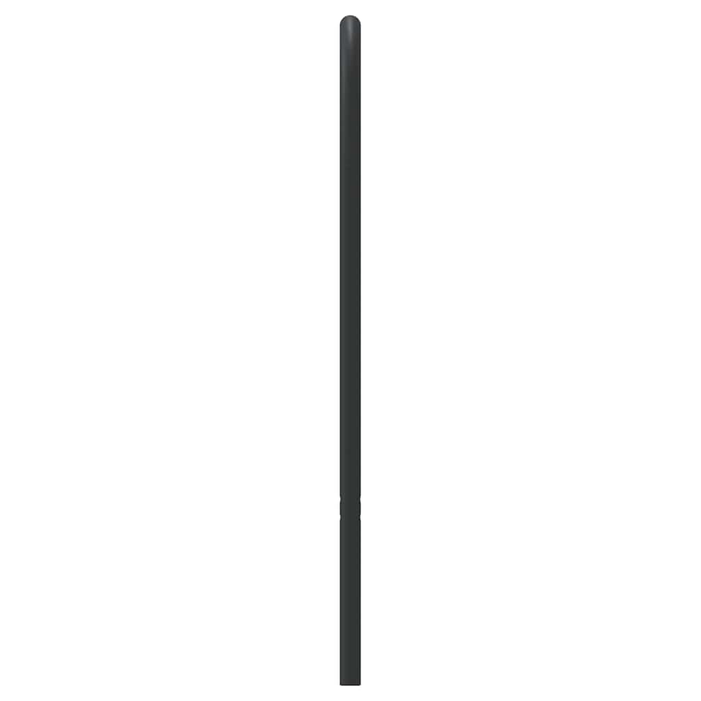 Ersatz-Kopfteil Metall Schwarz 100 cm