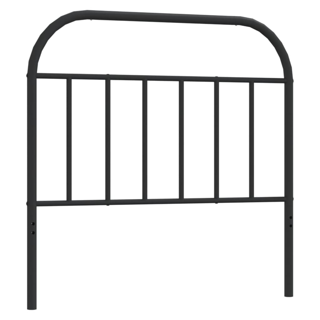 Ersatz-Kopfteil Metall Schwarz 107 cm