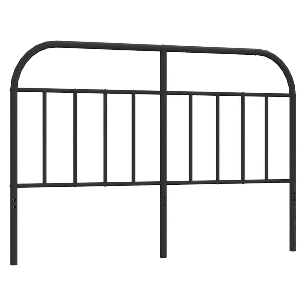 Ersatz-Kopfteil Metall Schwarz 140 cm