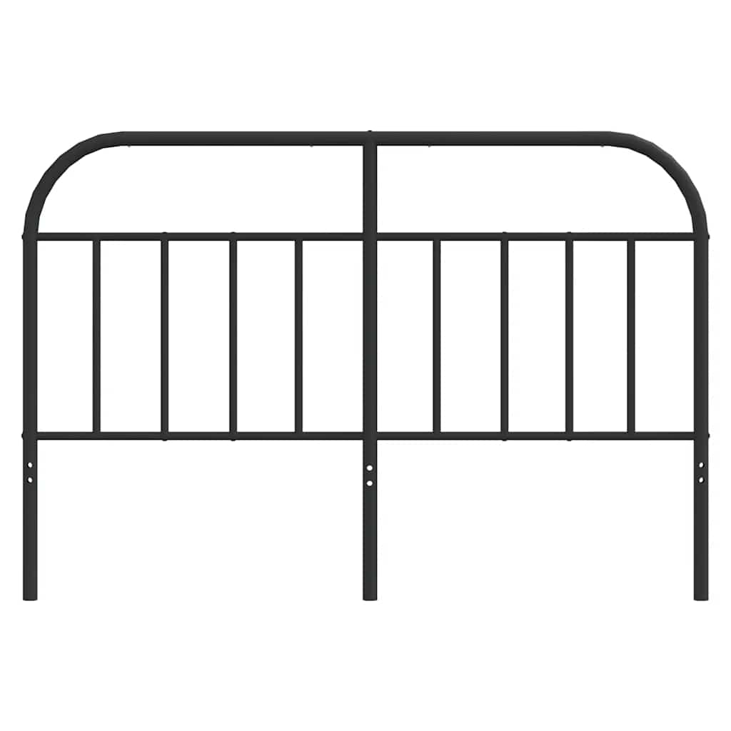 Ersatz-Kopfteil Metall Schwarz 140 cm