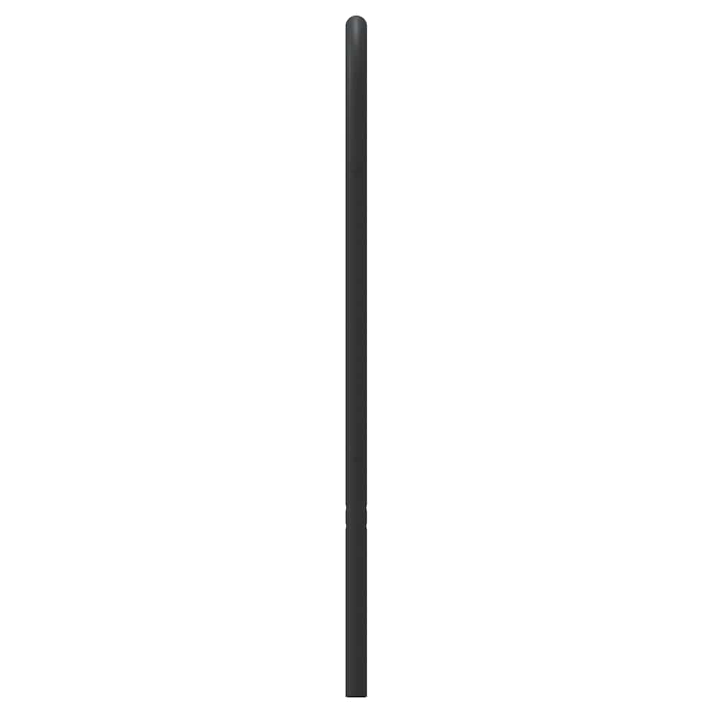Ersatz-Kopfteil Metall Schwarz 140 cm