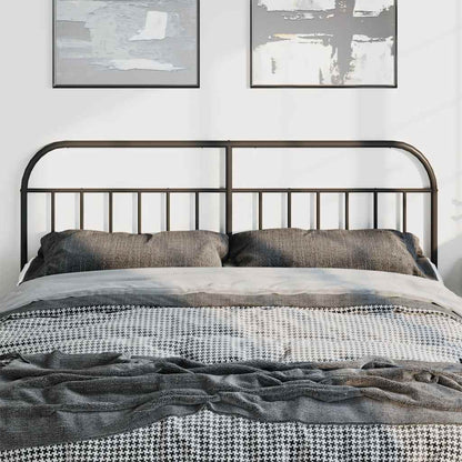 Ersatz-Kopfteil Metall Schwarz 193 cm