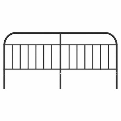 Ersatz-Kopfteil Metall Schwarz 193 cm