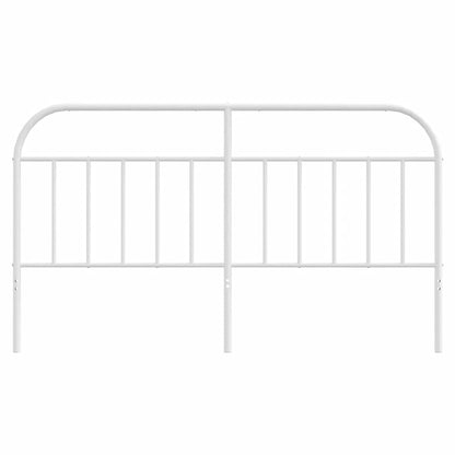 Ersatz-Kopfteil Metall Weiß 180 cm