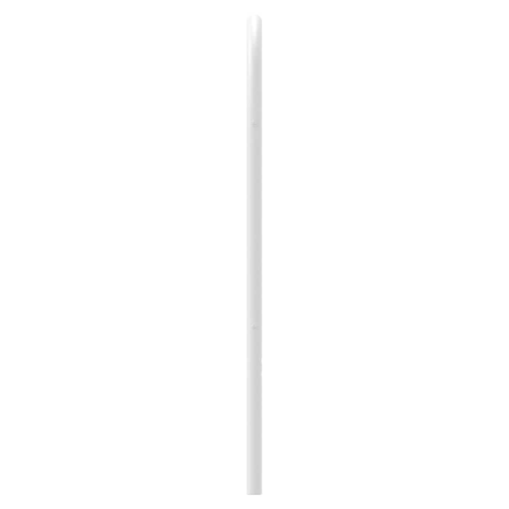 Ersatz-Kopfteil Metall Weiß 180 cm