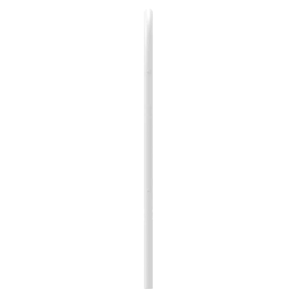 Ersatz-Kopfteil Metall Weiß 193 cm