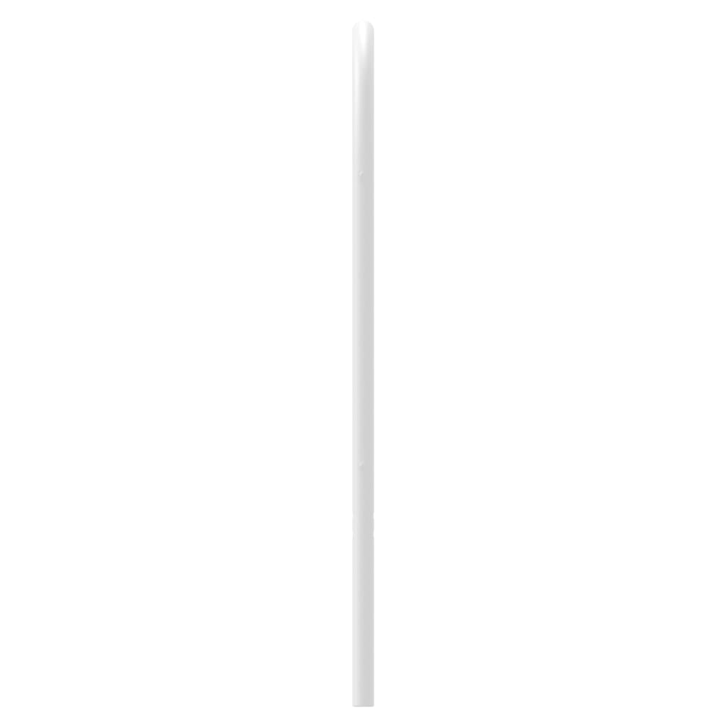 Ersatz-Kopfteil Metall Weiß 200 cm