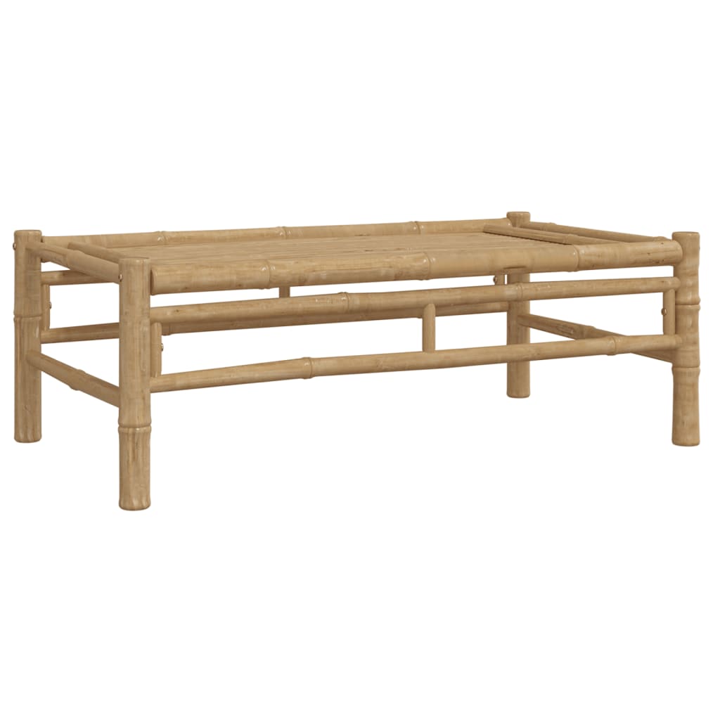 Table basse de jardin 100x55x33 cm en bambou
