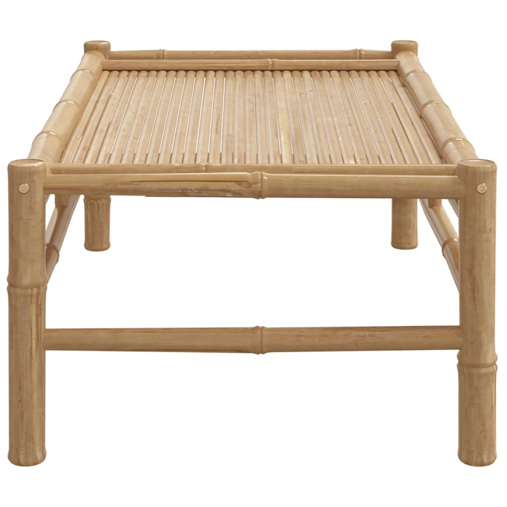 Table basse de jardin 100x55x33 cm en bambou