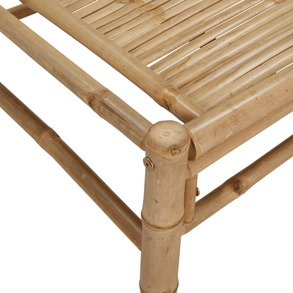 Table basse de jardin 100x55x33 cm en bambou