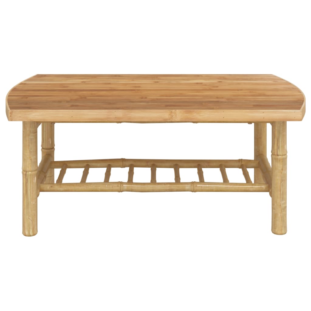Table basse de jardin 90x55x37 cm en bambou