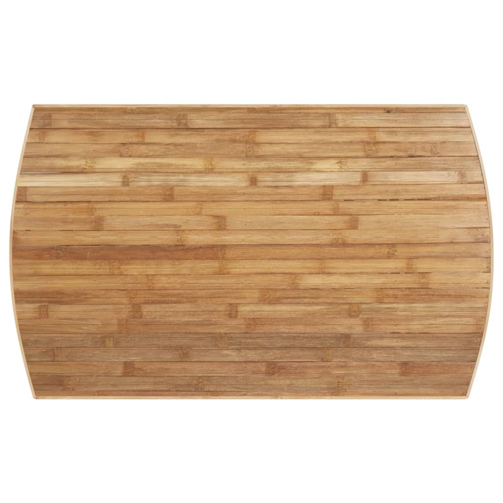 Table basse de jardin 90x55x37 cm en bambou